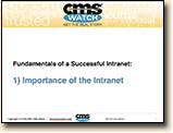Online training: fundamentals of a successful intranet