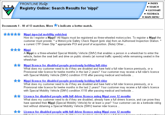 rta_search Highly-simplified search results page