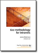 6x2 methodology for intranets