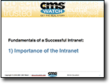 Fundamentals of a successful intranet