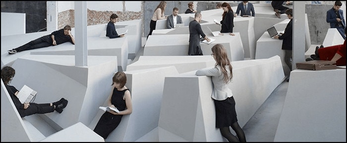 A potential model for the future workplace? Created by the design firm, RAAAF.