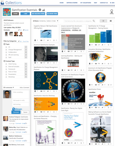 Accenture: Creating a pinboard for the enterprise - Step Two