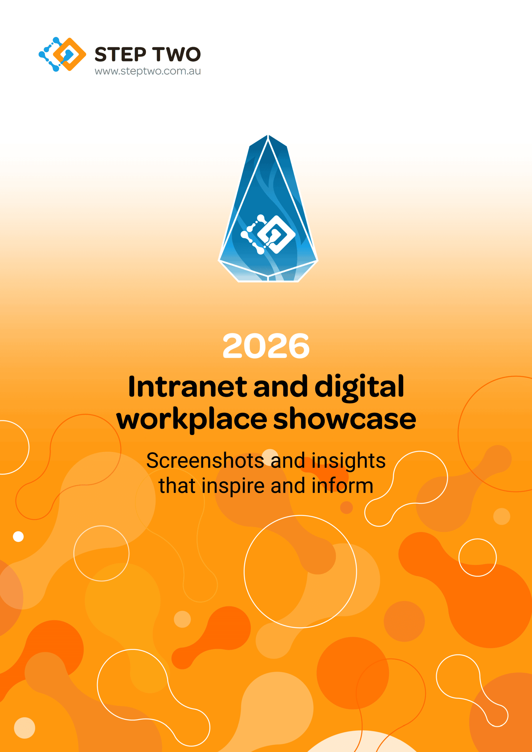 An image of the cover of the 2026 Intranet and Digital Workplace Showcase report.