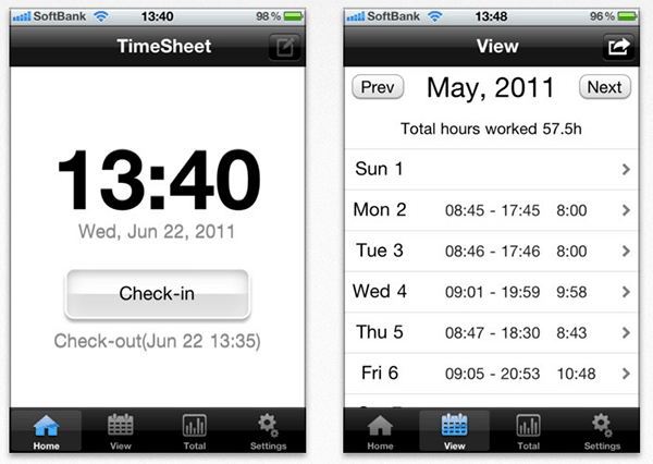 TimeSheet - IS -, by Virtual Communications Corporation